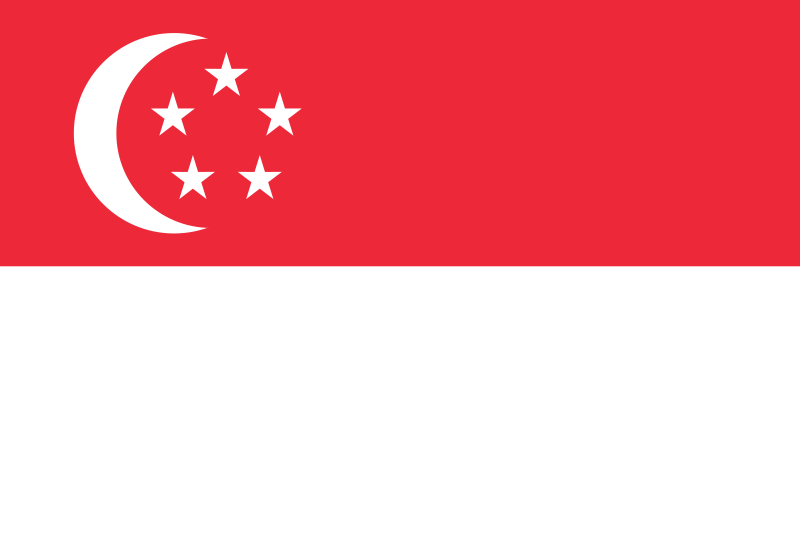 Flag of Singapore - Source @ wikipedia Flag of Singapore - Source @ wikipedia