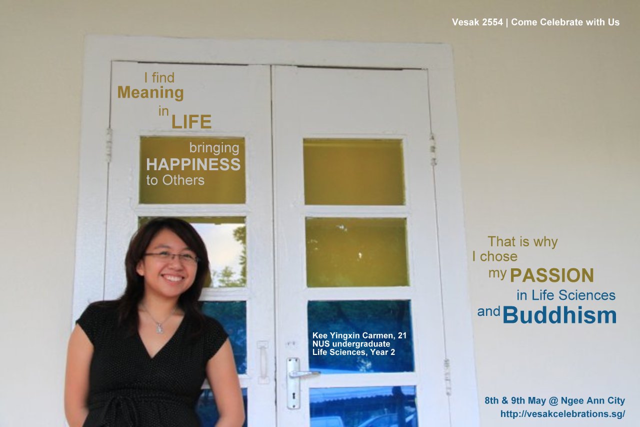 Vesak 2554 | Come Celebrate with Us Meaning in Life